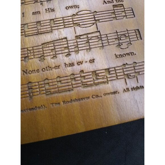 P.Graham Dunn Amish Cherry 1912 C. Miles "In the Garden" Laser 7"x 5.25" plaque - Picture 9 of 12